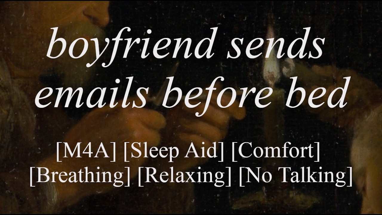 (1 Hour) your boyfriend sends some emails before bed [asmr] [sleep aid] [relaxing] [no talking]