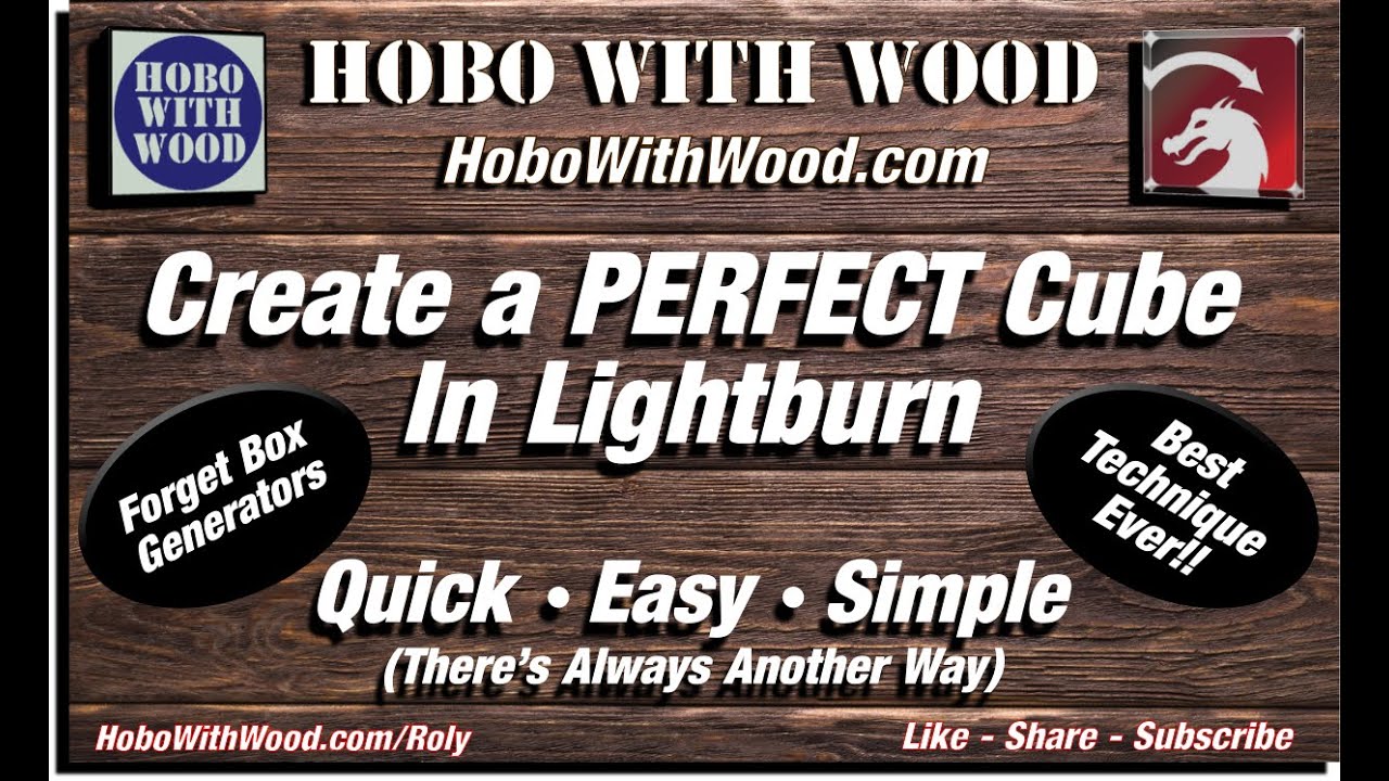 Simple Cube Design Technique In Lightburn