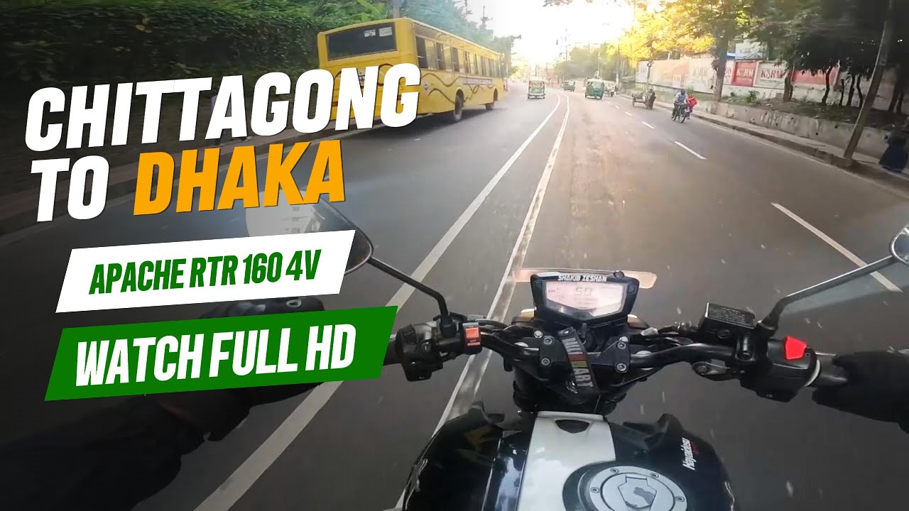 Chittagong to Dhaka 250 km solo ride | 2024