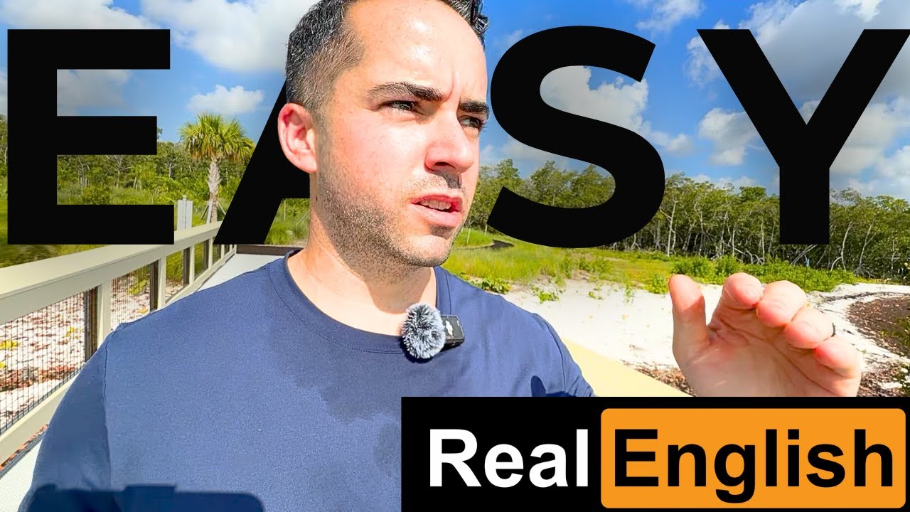 Easy Outside English Comprehensible Input Practice Listening Comprehension with American Accent 