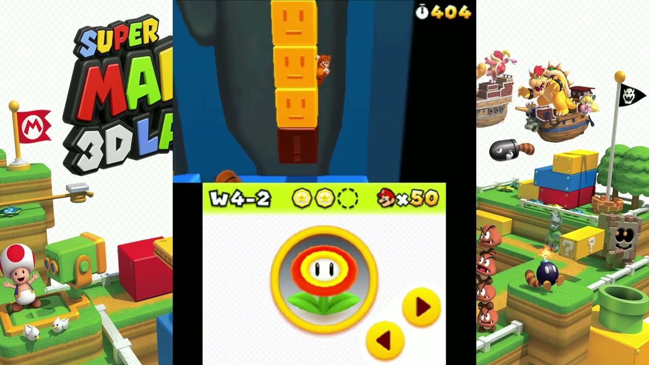 Super Mario 3D Land - W4-2 (All Star Coins)