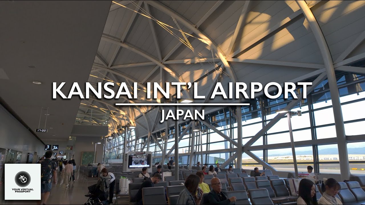 Tour at Japan's 3rd LARGEST Airport! | Kansai International Airport Osaka | Departure & Shops Tour