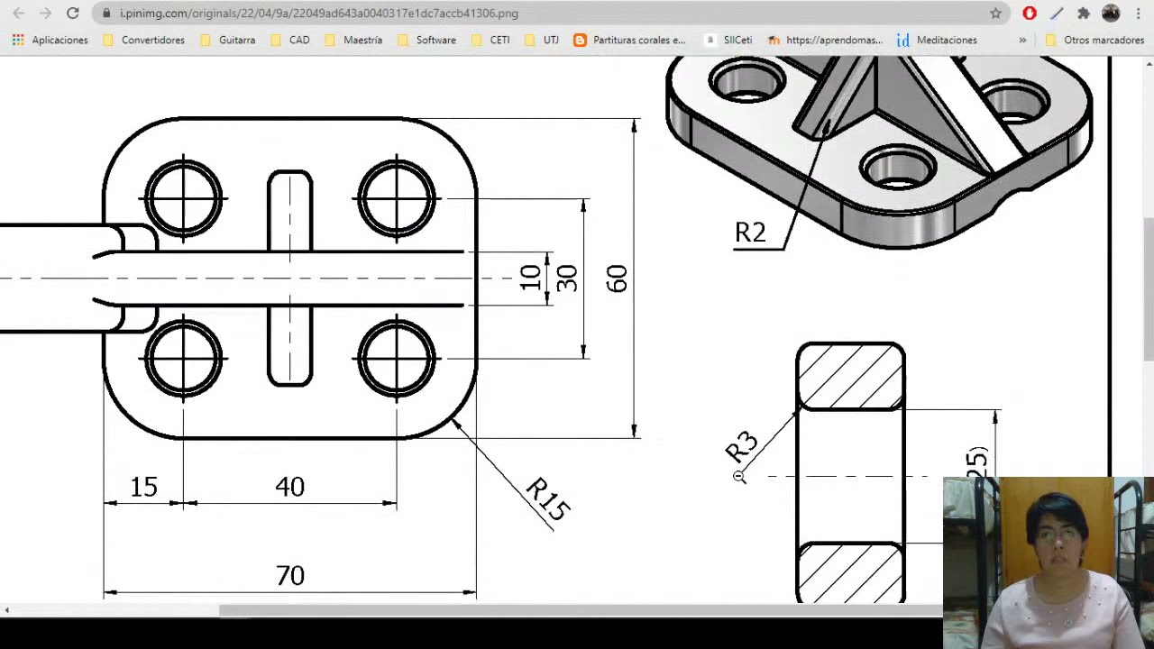 Clase Bonus😱: ¡¿Cómo saber interpretar adecuadamente un plano 2D?!✨ | Aprende CAD XD