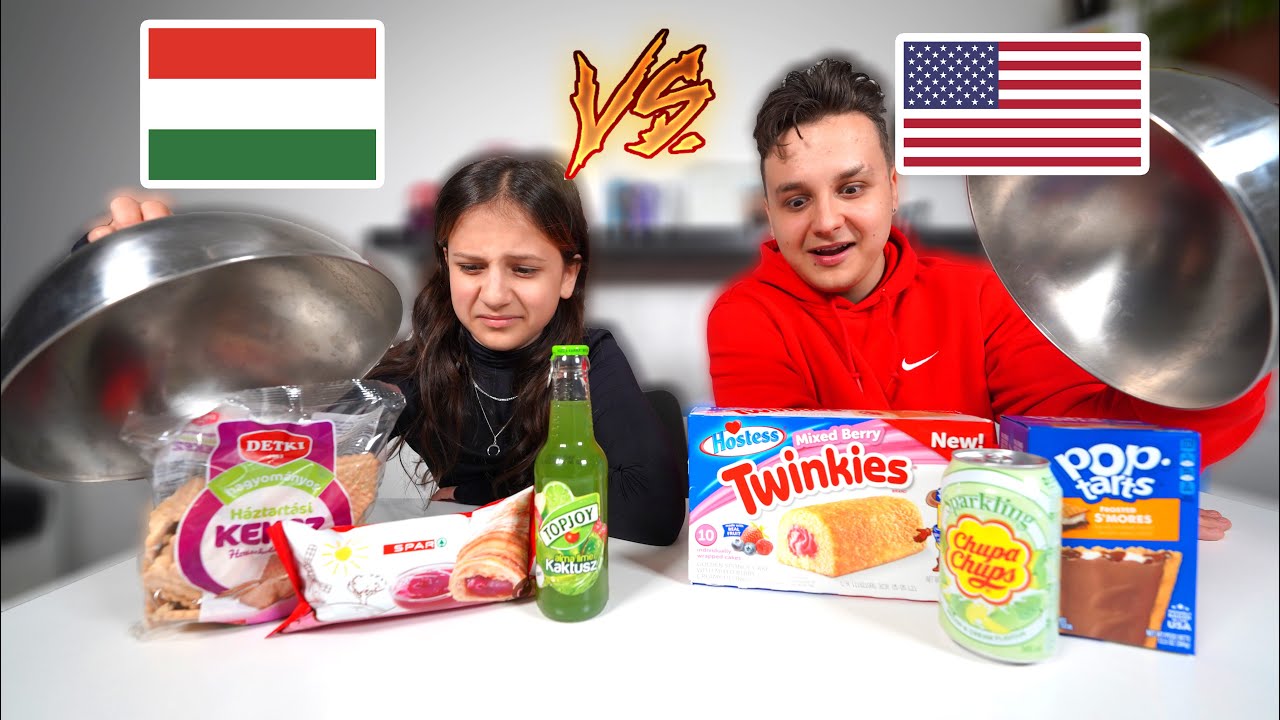 MAGYAR VS. AMERIKAI SNACKEK🍩🍪