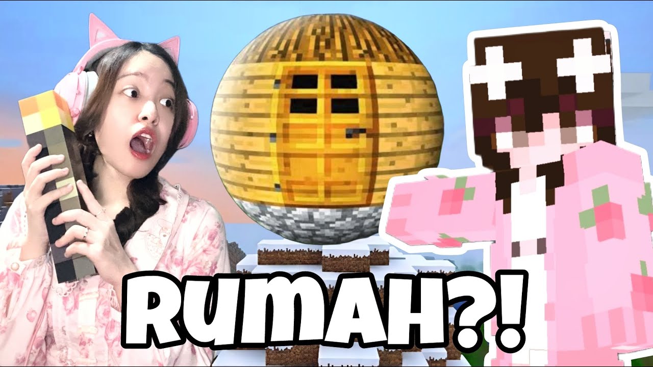 Aku Buat Rumah Bulat di Minecaft! [Minecraft Indonesia]