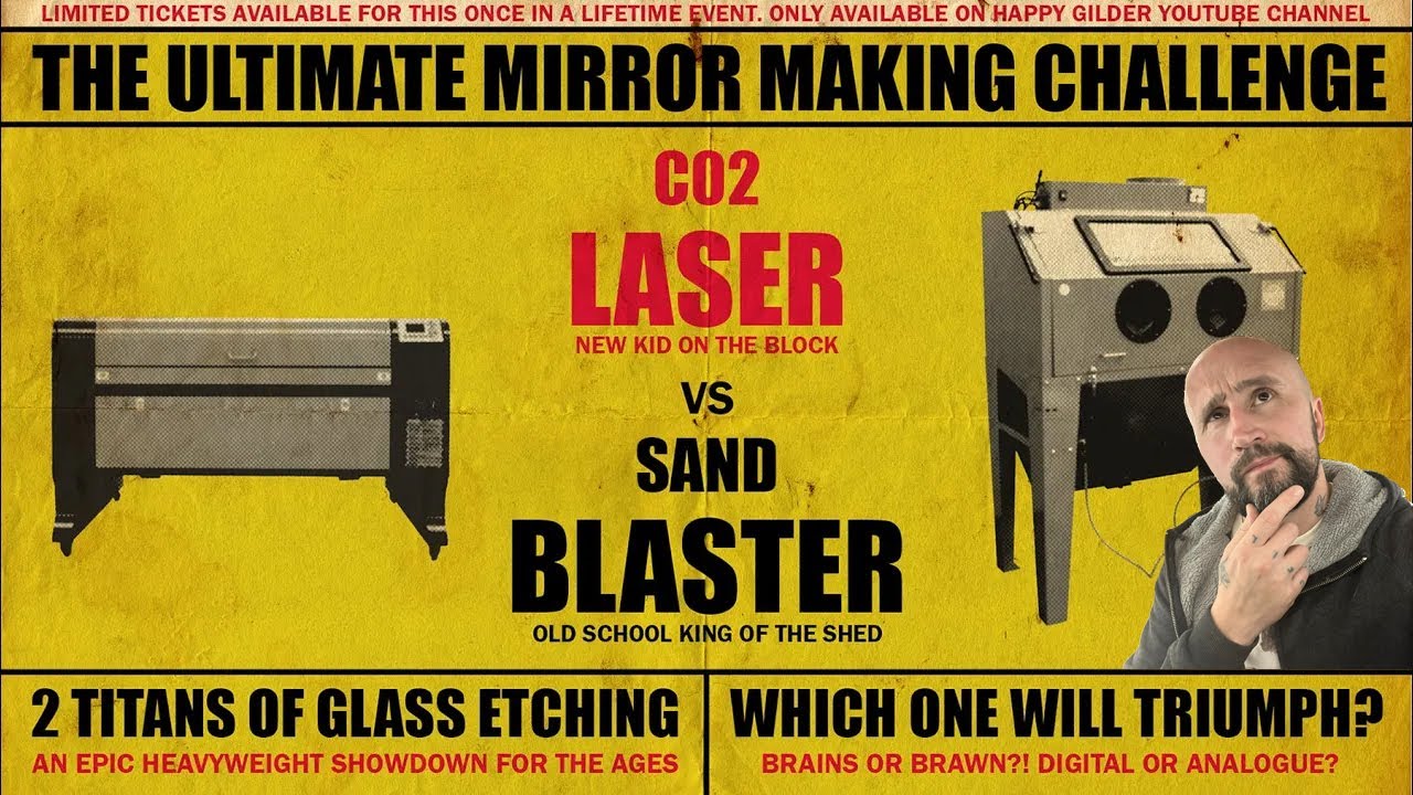 Sand blaster vs laser