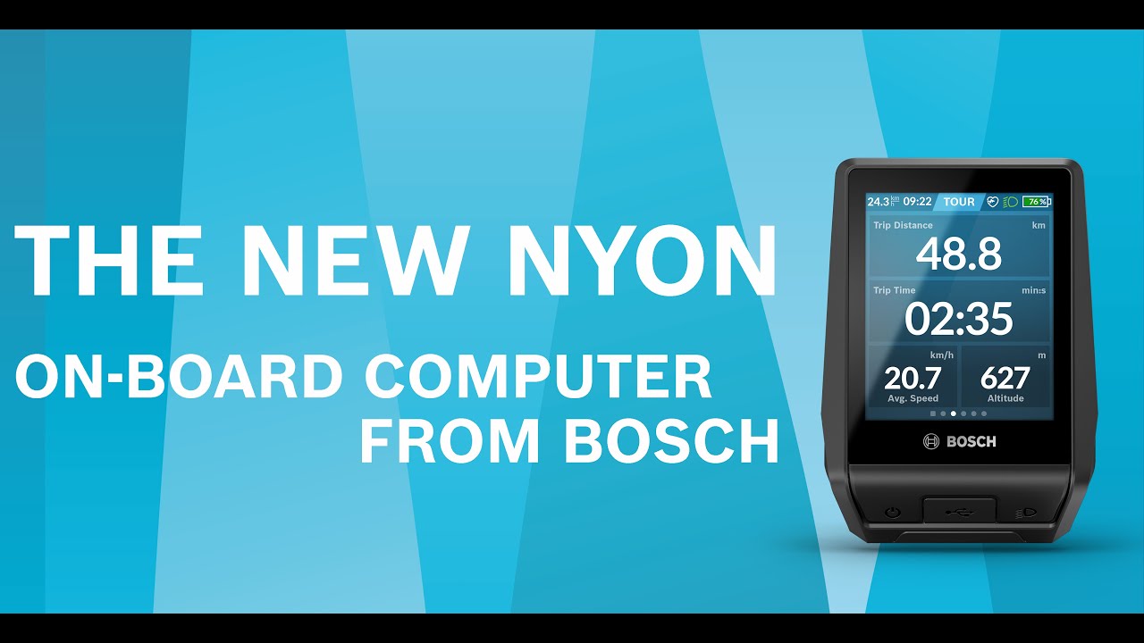 Bosch new on-board computer Nyon // Bosch neuer Bordcomputer Nyon