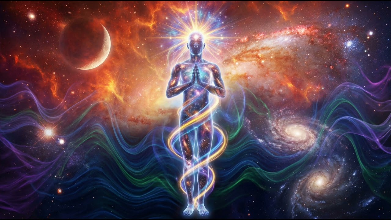 432Hz + 528Hz Spiritual Ascension | Cosmic Journey for Deep Sleep, Healing & Inner Light Meditation