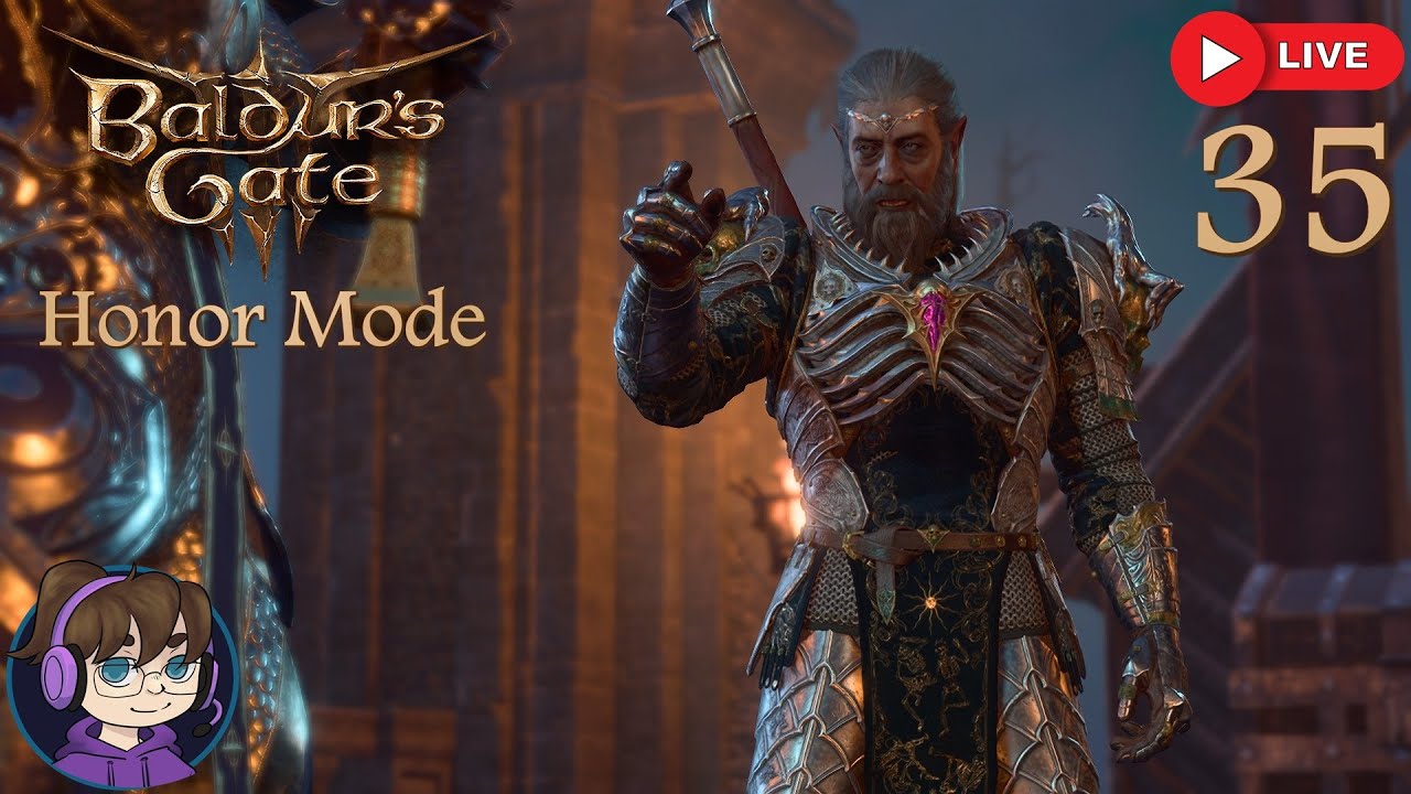 🛡️ Baldur’s Gate 3 Honor Mode Ep.35 | Moonrise Tower Assault & Ketheric Thorm Must Die | Live Stream