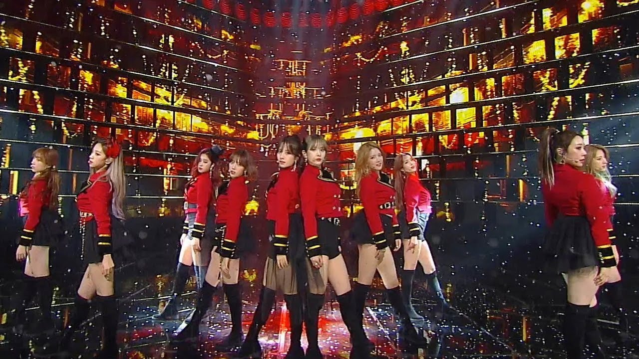 WJSN (Space Girl) - La La Love @ Популярная песня Inkigayo 20190120