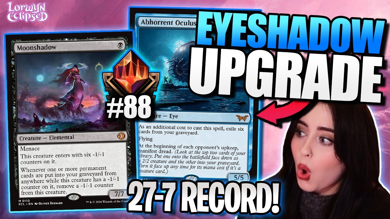 Top 88 Mythic Ranked with the NEW AND IMPROVED Esper Eyeshadow! Standard Lorwyn Eclipsed MTG Arena