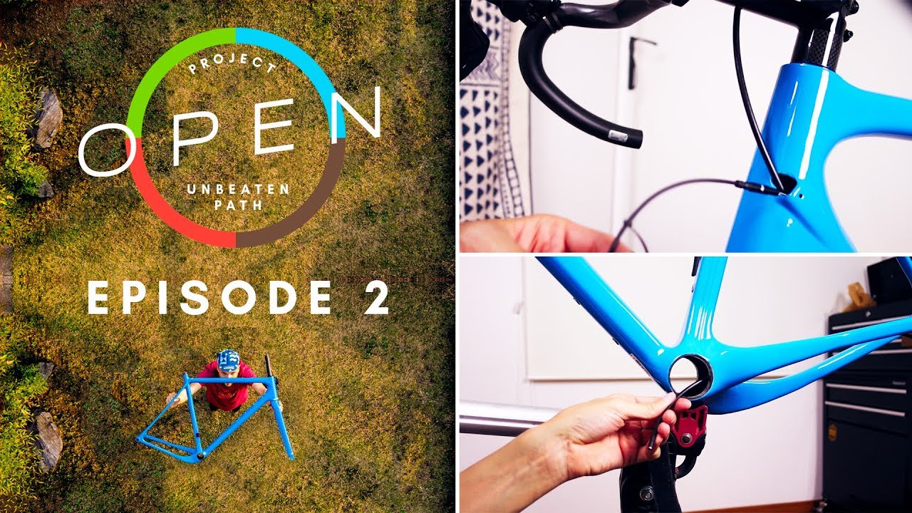 Di2 Internal cable routing made simple! Open U.P. Build