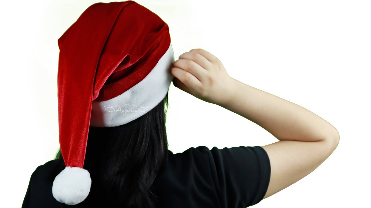 DIY Santa Hat Pattern 🎅🏻 How to Make a Santa Hat Out of Fabric