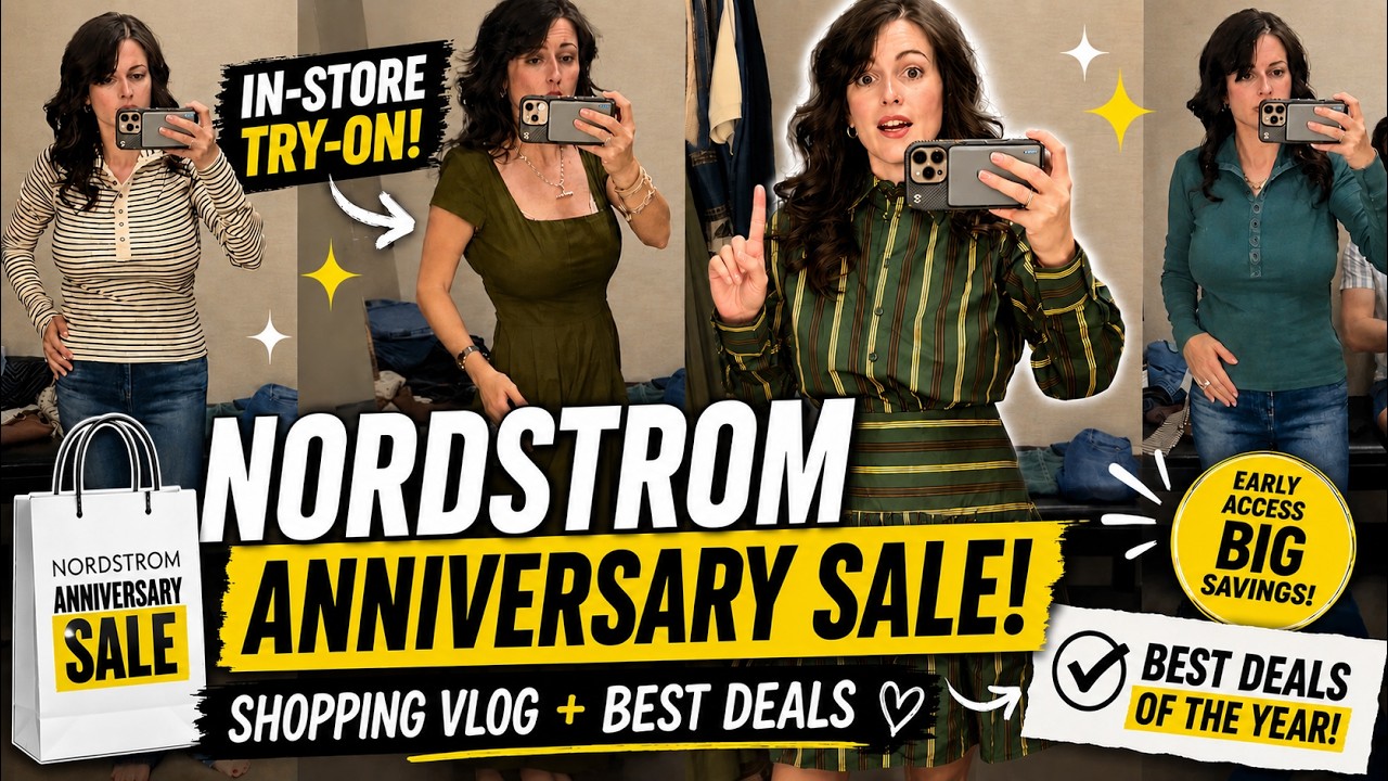 Nordstrom Anniversary Sale 2026 In Store Shopping Vlog and Try On