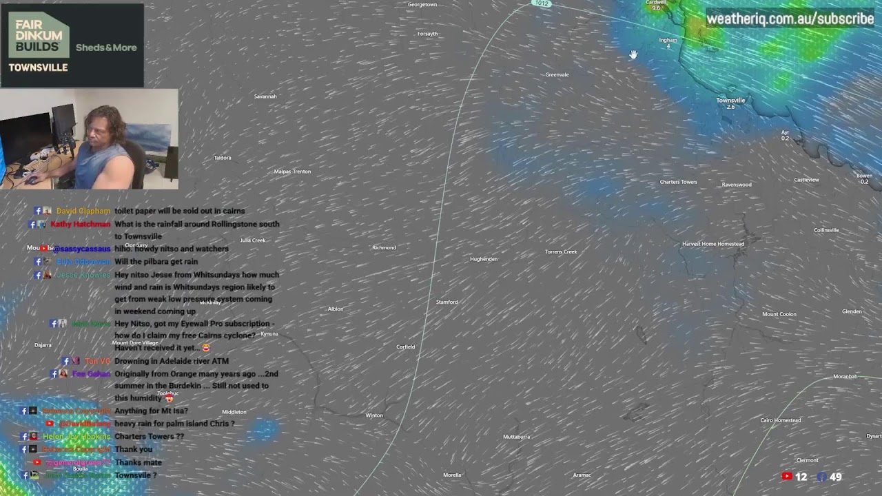 WIQ - Live Discussions - NT/WA LOW, Coral Sea Trough/LOW and SEQ Strong wind change Feb 1 2026