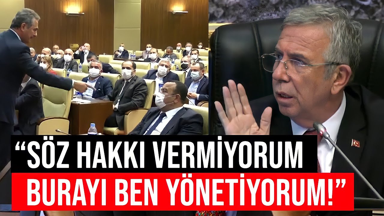 Mansur Yavaş, belediye meclisindeki tartışmalara sert tepki gösterdi