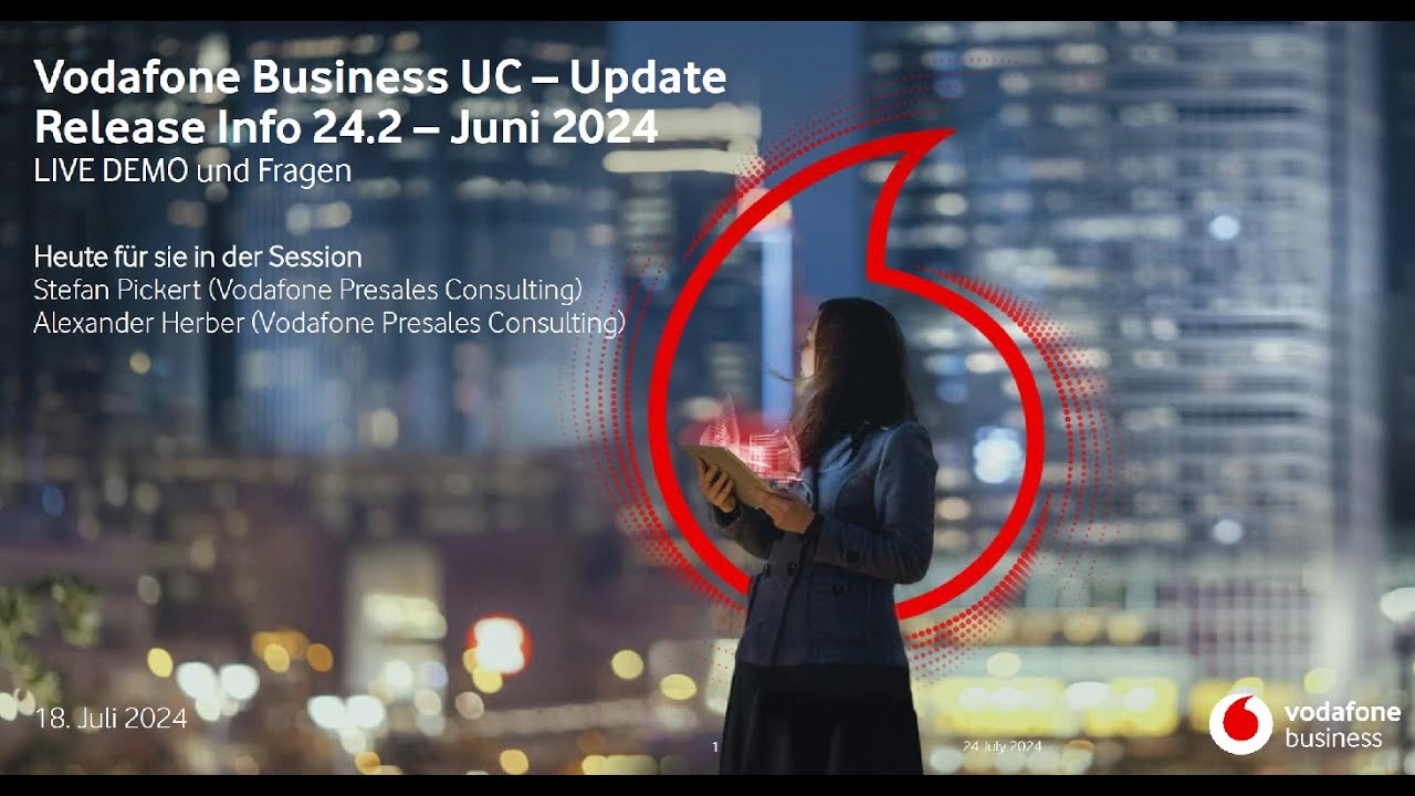 Vodafone Consulting Info Session - Business UC Release 24.2 (Juni 2024)