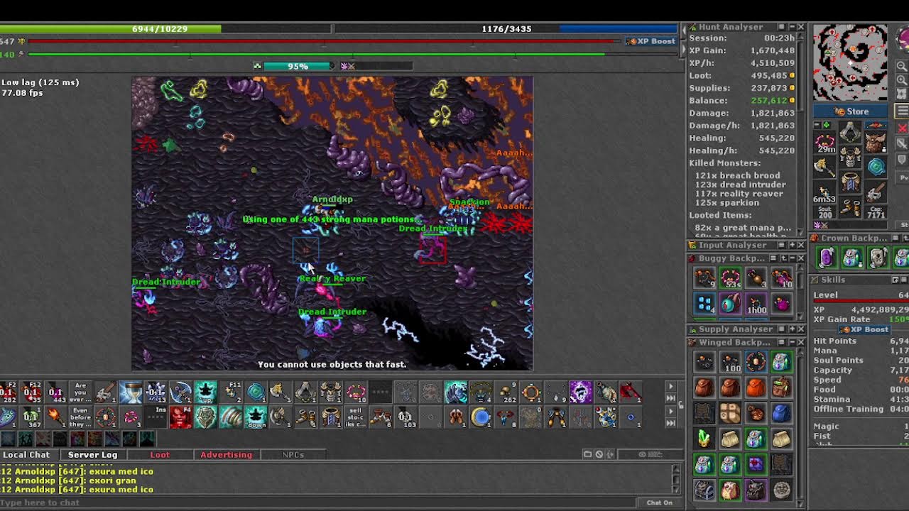 EK 647 Arnoldxp #171 Cuántos tibia coins se producen en Gold token (skill Axe 119)
