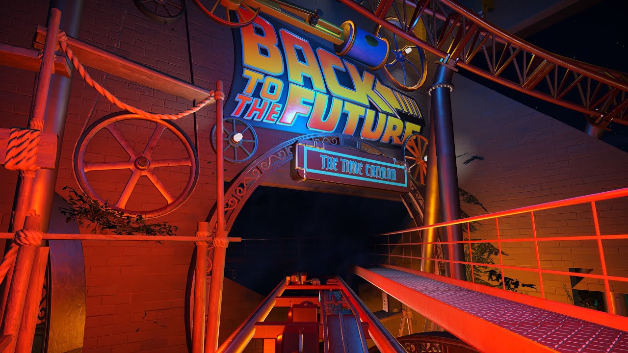 【Universal】プラネットコースター バックトゥザフューチャー・タイムキャノン / Back to the future : The Time Cannon at Planet Coaster