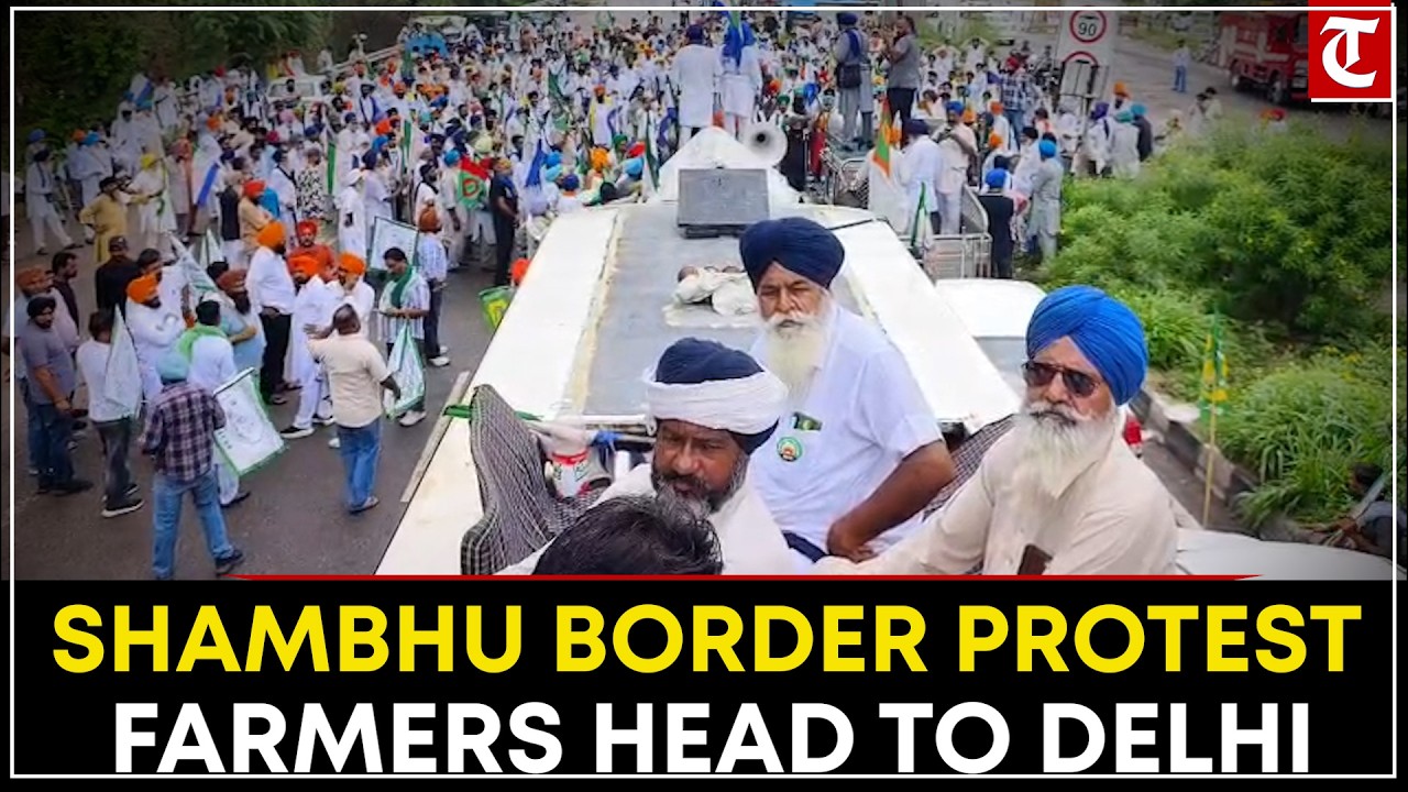 WATCH: Hoshiarpur Farmers Leave for Delhi as Protest Continues at Shambhu Border