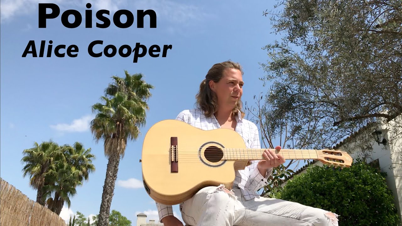 Alice Cooper - Poison (Acoustic) - Classical Fingerstyle Guitar by Thomas Zwijsen