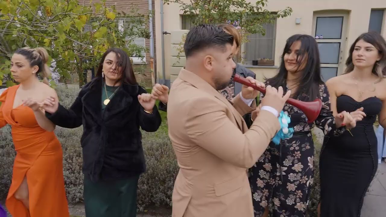 Davul Zurna Kristof Duran - Halay Segavi Gelin evi esnasinda Assyrian Hessanali Dugun Daweta