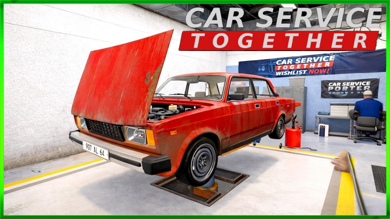 Car Service Together - Solo Play - Opening Up Our Gaarage #1