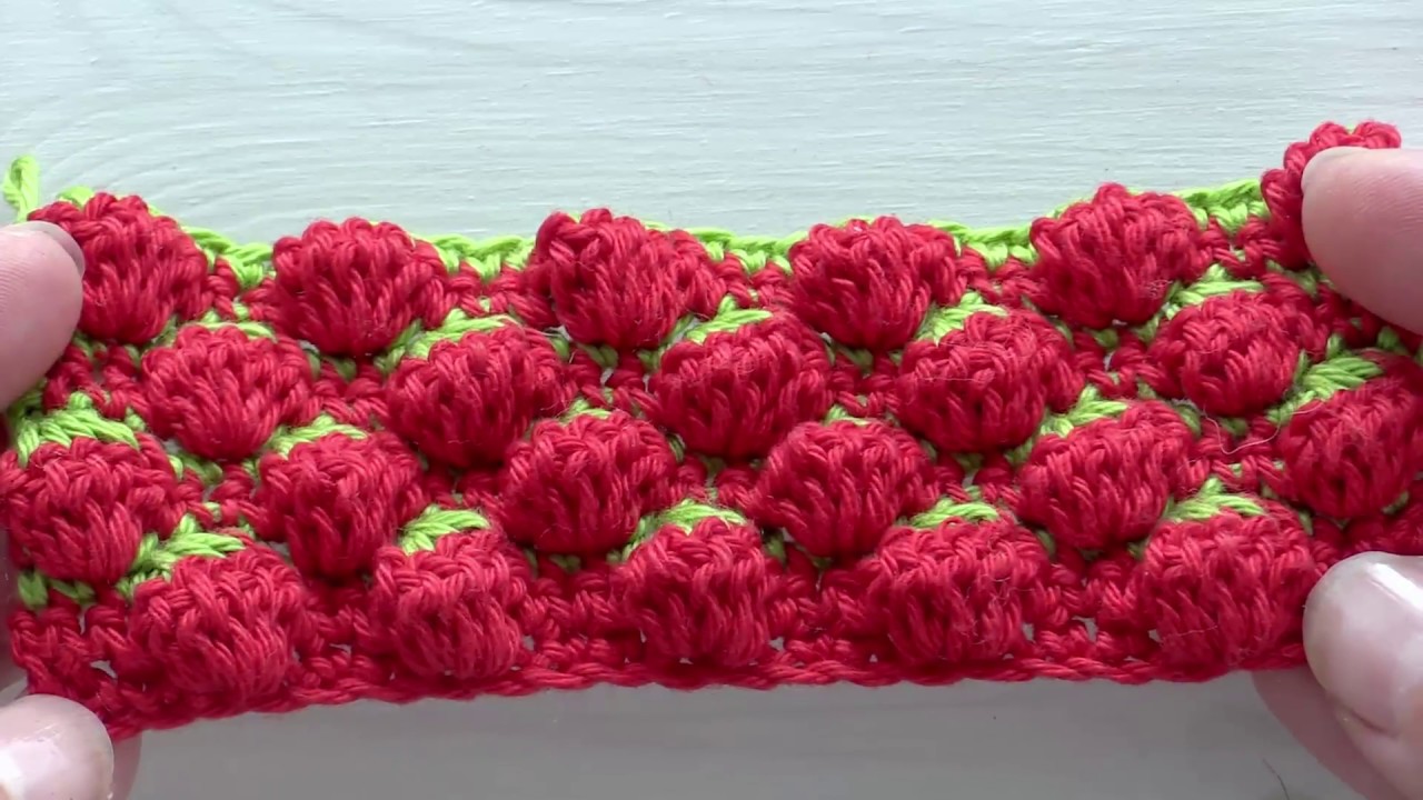 Virkattu mansikkapinta