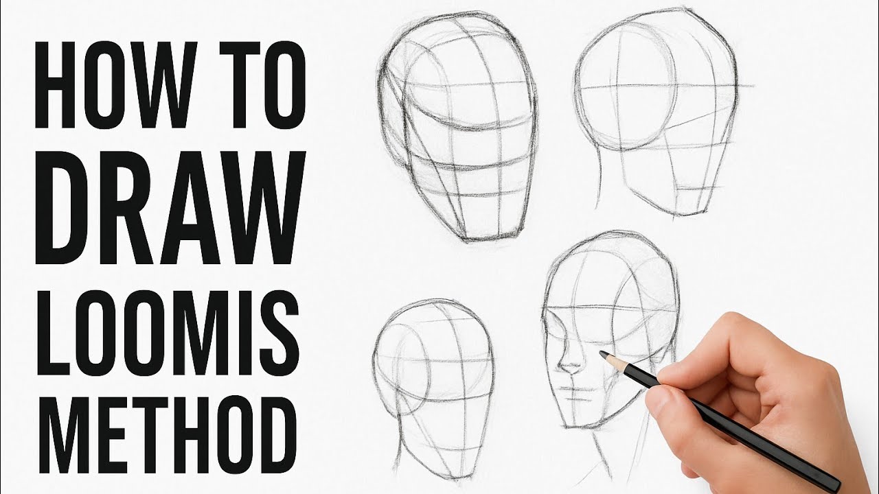 Loomis method how to draw portrait for luminous method #art#portraitart#drawing #sketch#paintingvlog