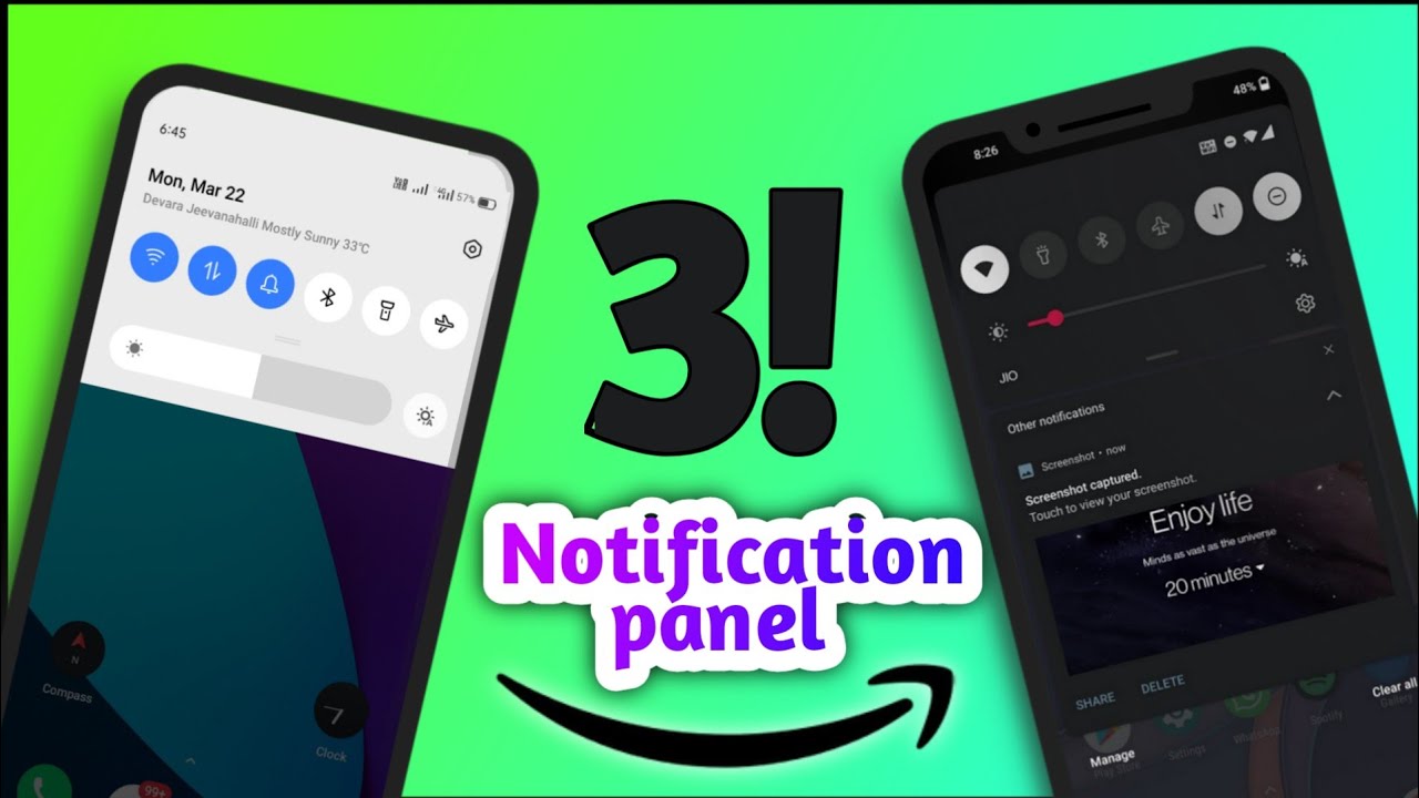 Top 3! Notification Panel For Your Device | Notification Panel