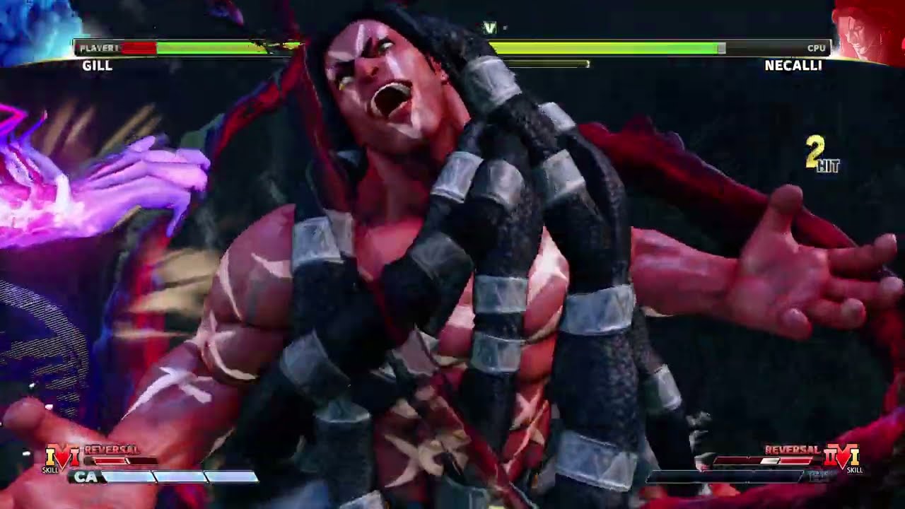 PYRON GILL VS NECALLI パイロン・ギル対ネカリのバトル Street Fighter V