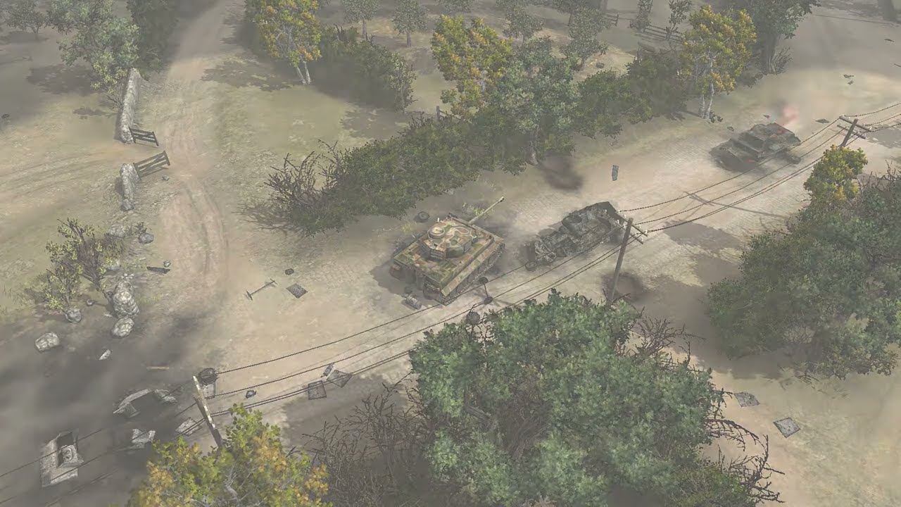 Company of Heroes - Tiger Tank in Action