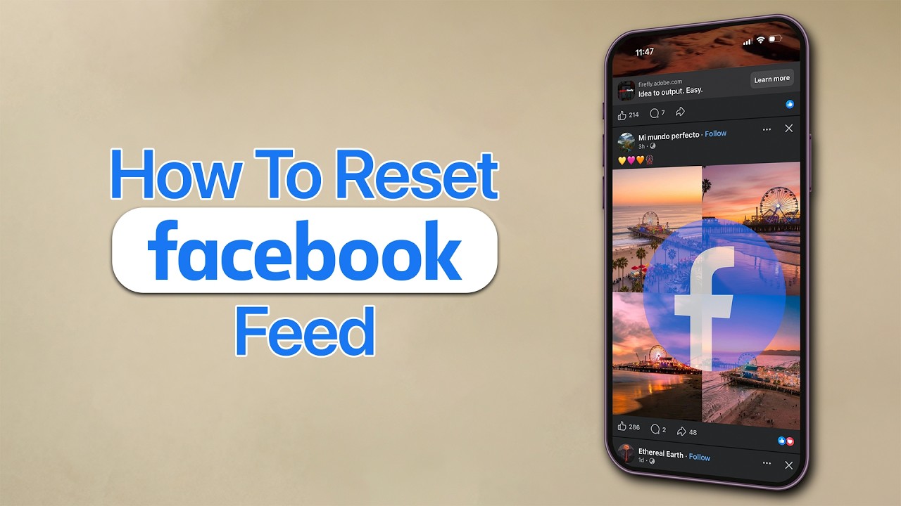Как сбросить настройки ленты Facebook?