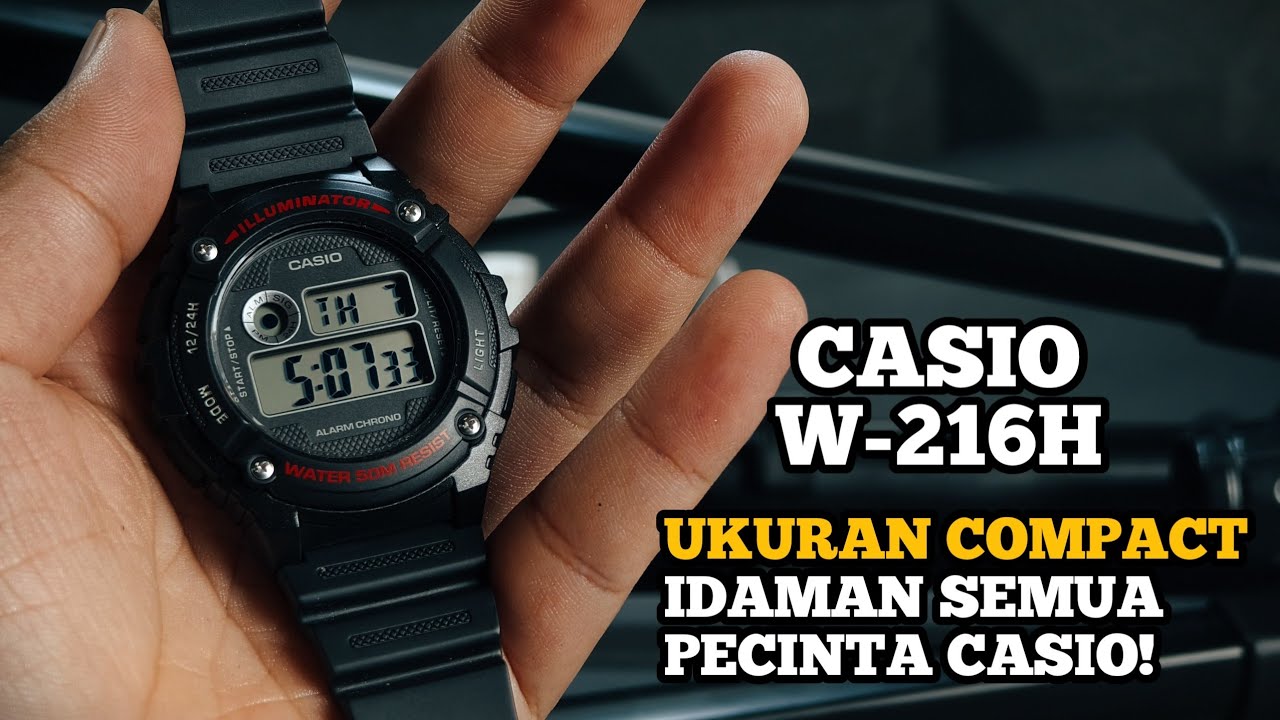 REVIEW DAN CARA SETTING JAM TANGAN GENERAL CASIO W-216H | SERI LAMA TAPI TETAP POPULER‼️