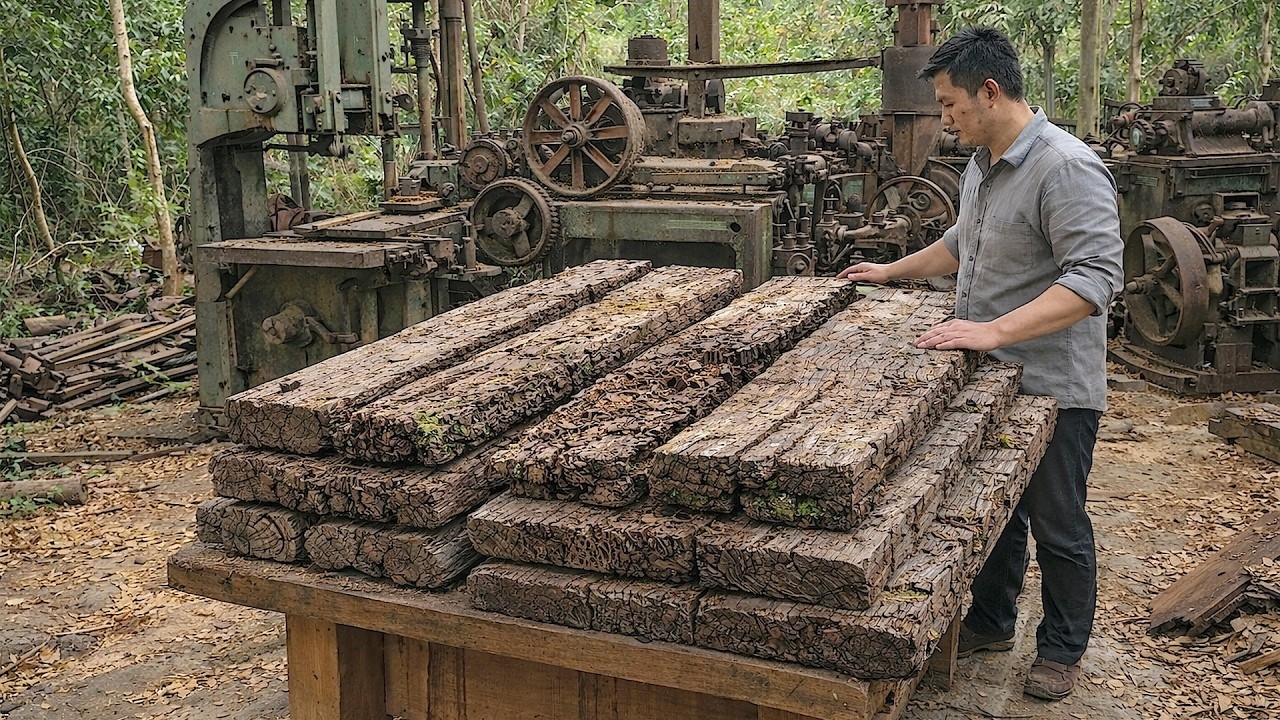 Touching Wood - Touching the Soul. Transforming Raw Wood into Exquisite Furniture. DIY Woodworking