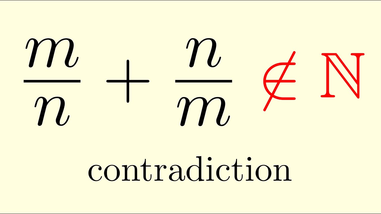 A Short Proof by Contradiction
