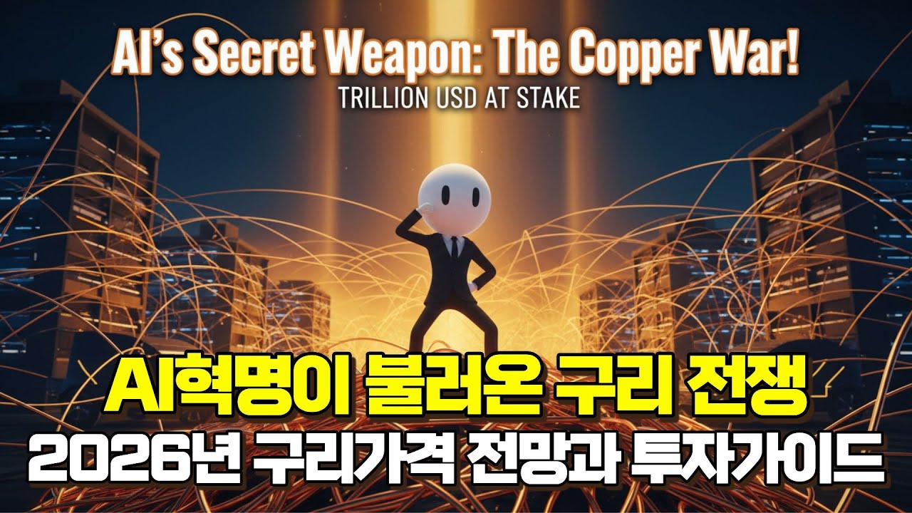 AI 혁명이 불러온 구리전쟁 - 2026년 구리가격 전망과 투자가이드