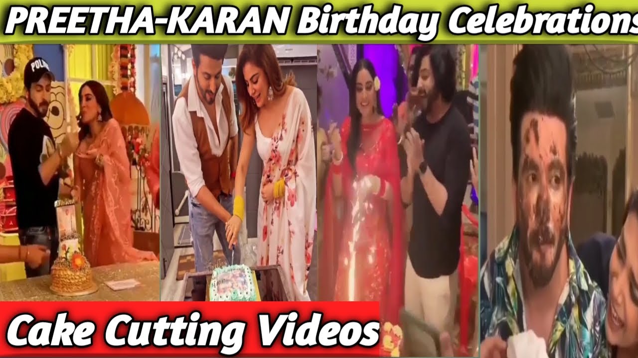 Dheeraj Dhoopar-Sharadha Arya💗💜Birthday Celebrations/cake cutting video's @mediaapopcorn4931