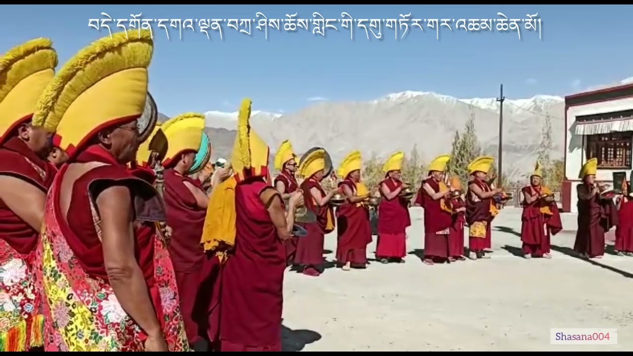 Diskit Gustor &brvbar;&brvbar; Diskit Monastic Annual Tantric Spiritual festival &brvbar;&brvbar;  Cham Dance. 23/10/2022