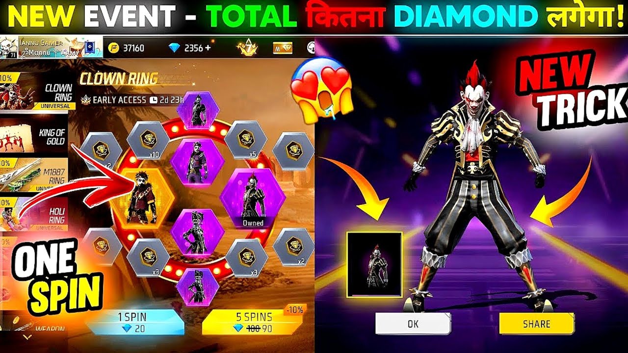 New Golden Clown Ring Event Spin 🔥 *Raw Clip*