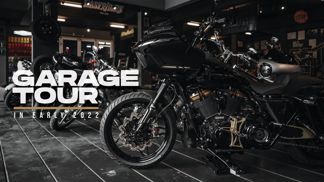 GARASI FULL HARLEY MEWAH INDONESIA!! | GARAGE TOUR 2022 | THE VLOGS - #18