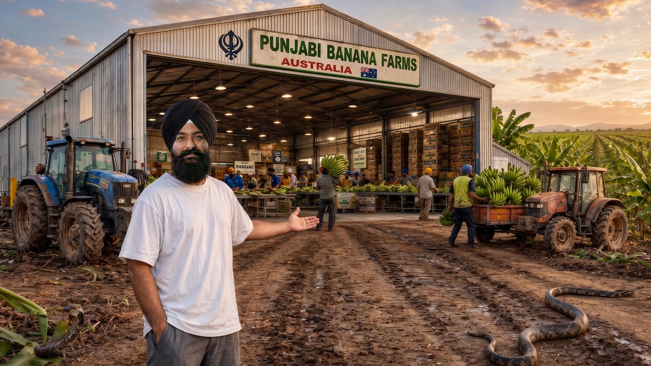 ਆਸਟ੍ਰੇਲੀਅਨ ਪੰਜਾਬੀ ਪਿੰਡ 🇦🇺 ਸੱਪਾਂ ਦੇ ਸਿਰ ਮਿੱਧਦੇ ਪੰਜਾਬੀ Innisfail Punjabi Farm 