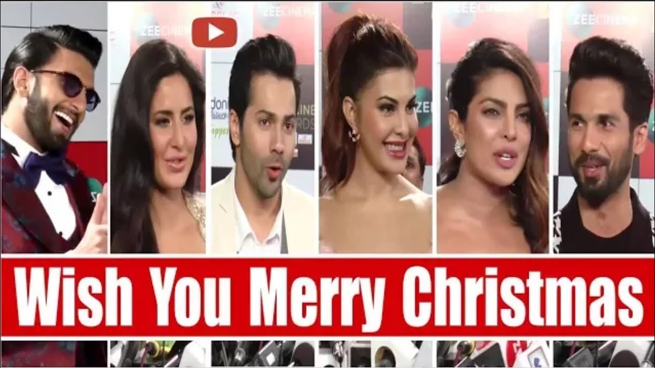 Bollywood Celebs Wishing Merry Christmas
