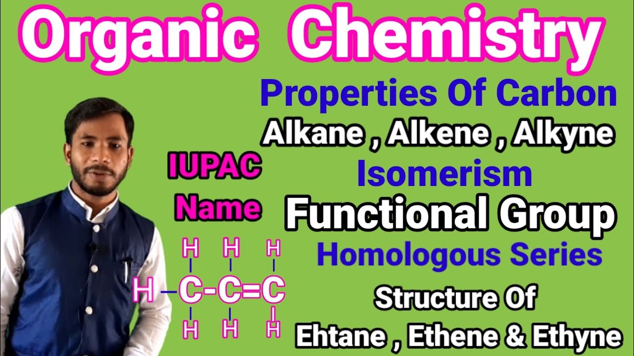 Organic chemistry Class 10 Wbbse:IUPAC Name|Functional Group|Alkane,Alkene &Alkyne|Homologous Series