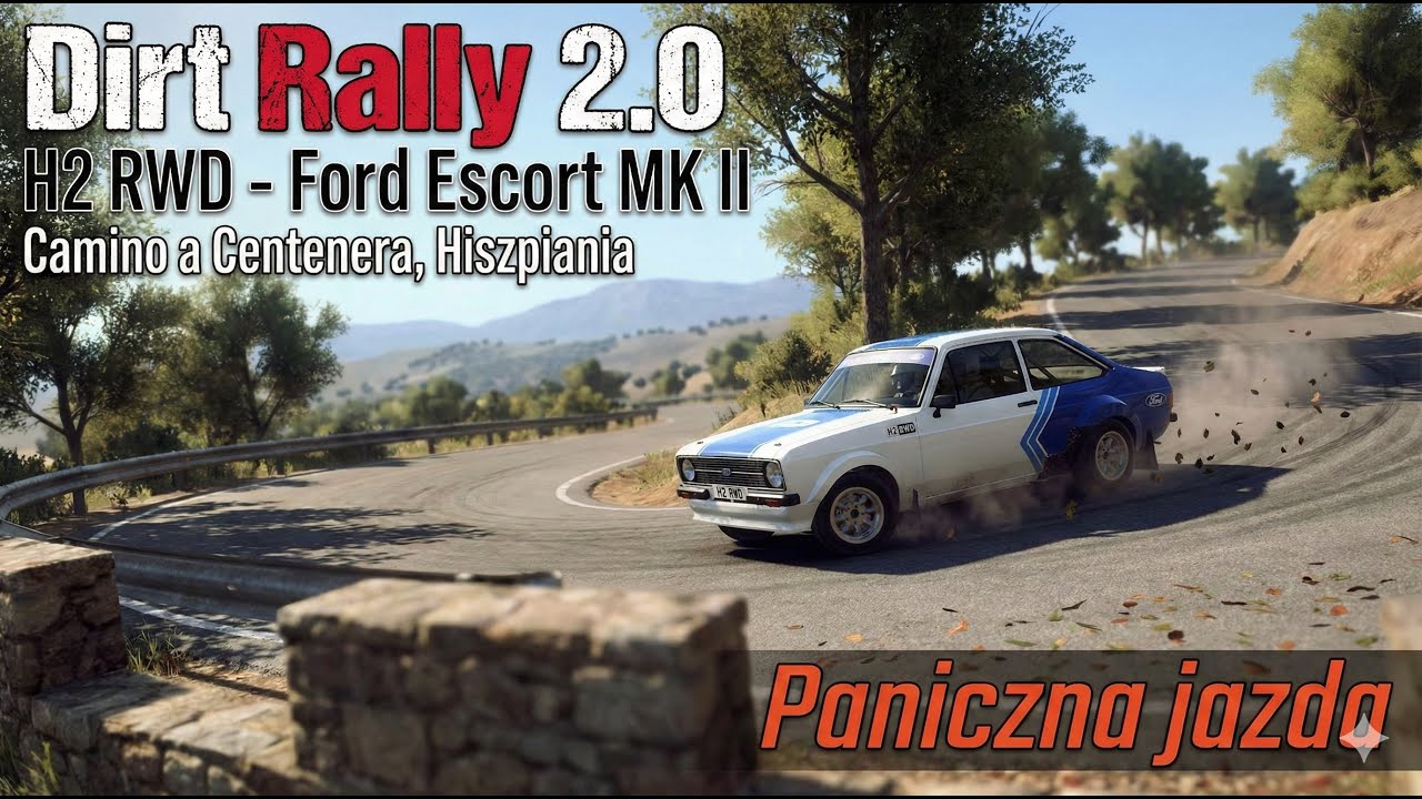 Dirt Rally 2.0 - Wyzwanie dnia - H2 RWD - Ford Escort MK II, Camino a Centenera, Hiszpiania