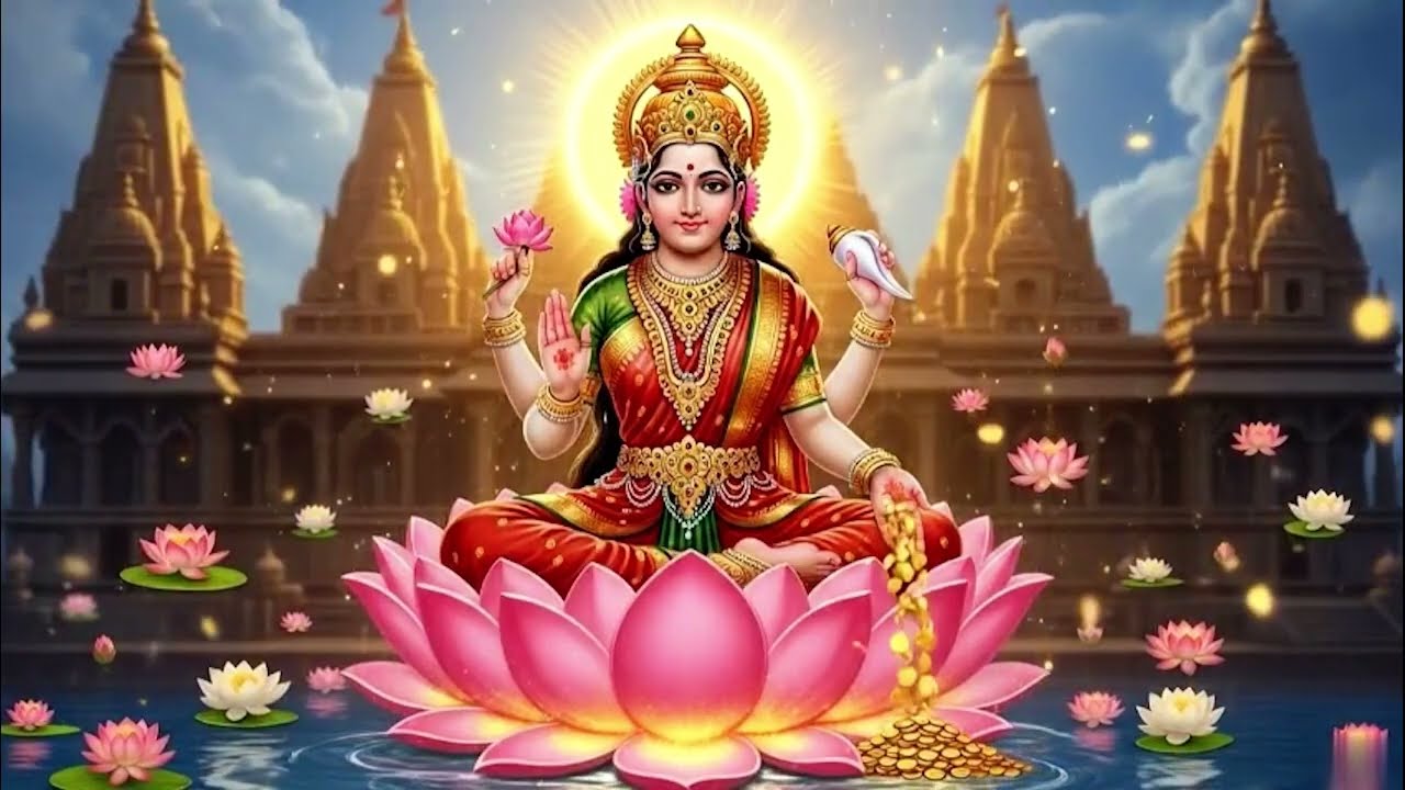 Mahalaxmi Mantra 1 Hour 30 Minutes | Om Shreem Mahalakshmiyei Namah | Lakshmi Mata Bhajan for Wealth
