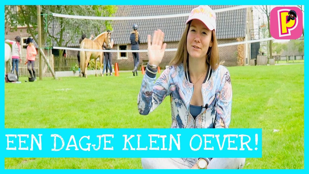 Feline bezoekt het ponykamp van Klein Oever