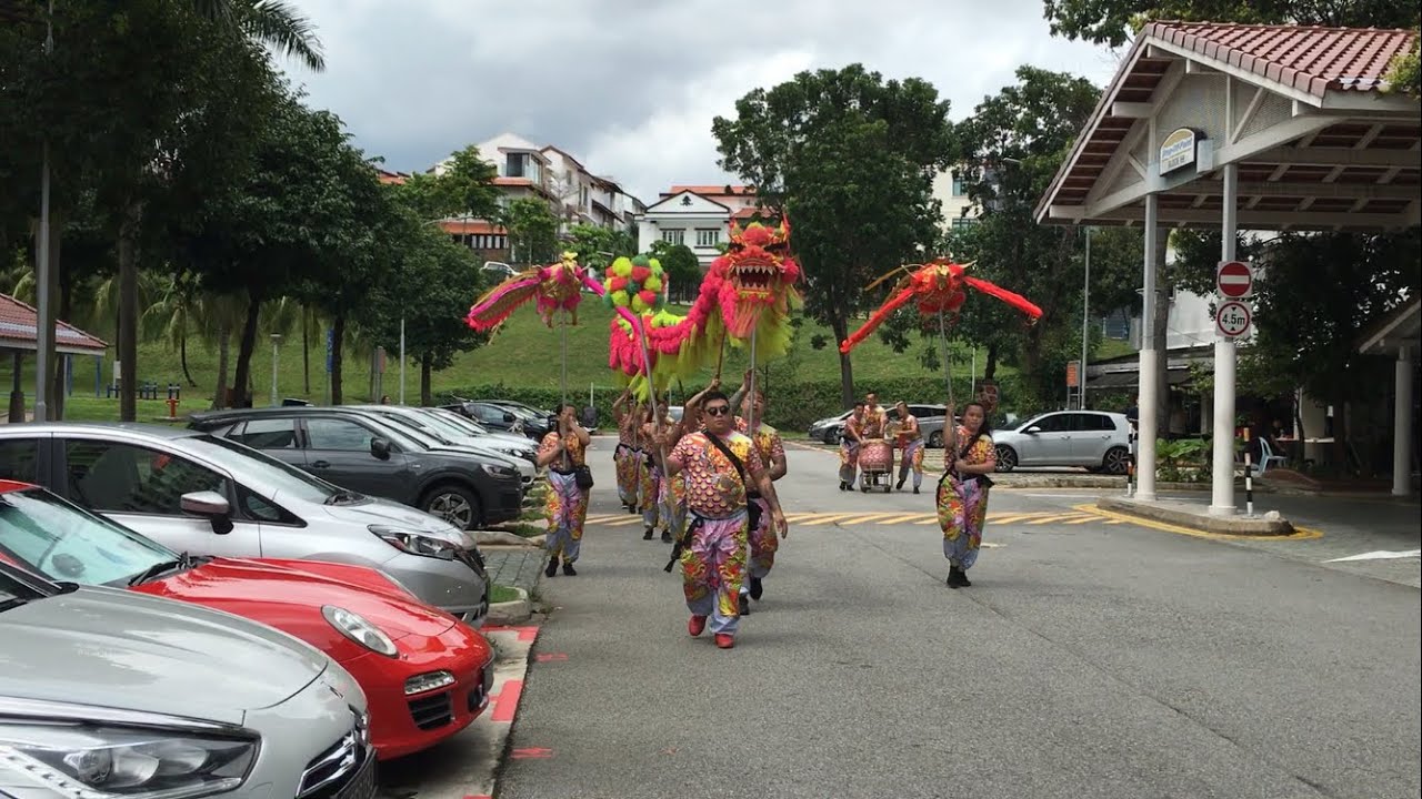 周忠龍獅學院 Zhou Zhong Dragon Dance & Phoenixes Arrived at Yu Feng Hua Shan Dian 13 Nov 2022