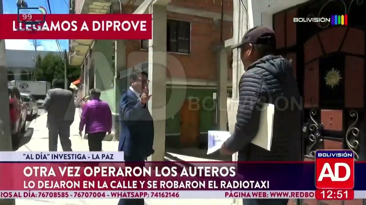 Los auteros vuelven a operar y sustraen un radio taxi con placa 1940-LGU