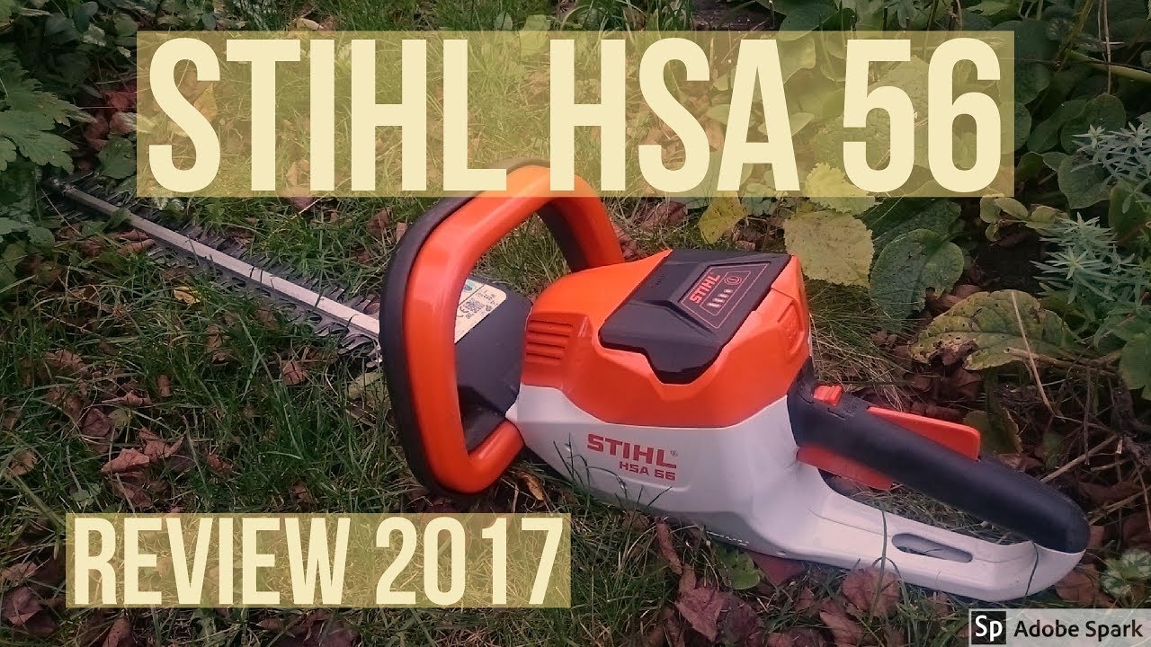 Stihl HSA 56 Battery Hedgecutter Review